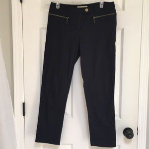 Navy Blue Michael Kors Ankle Pants